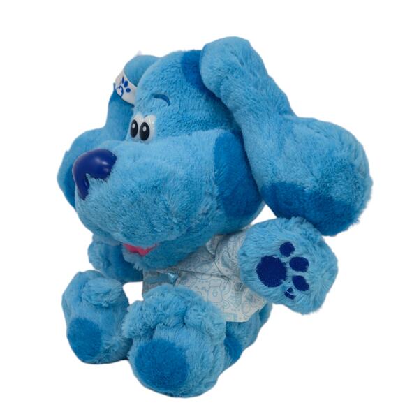 Nickelodeon Check Up Time Blue Talking Heartbeat Blues Clues Stuffed Plush 10" - Picture 5 of 6